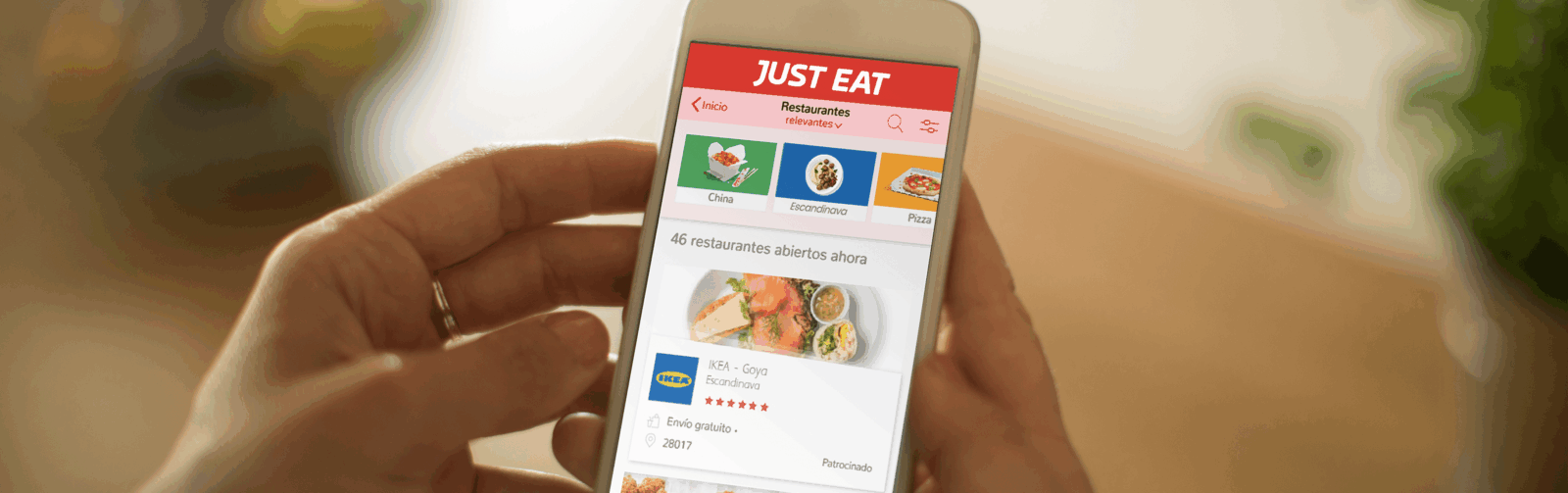 just eat app dedicada a pedidos a domicilio de comida