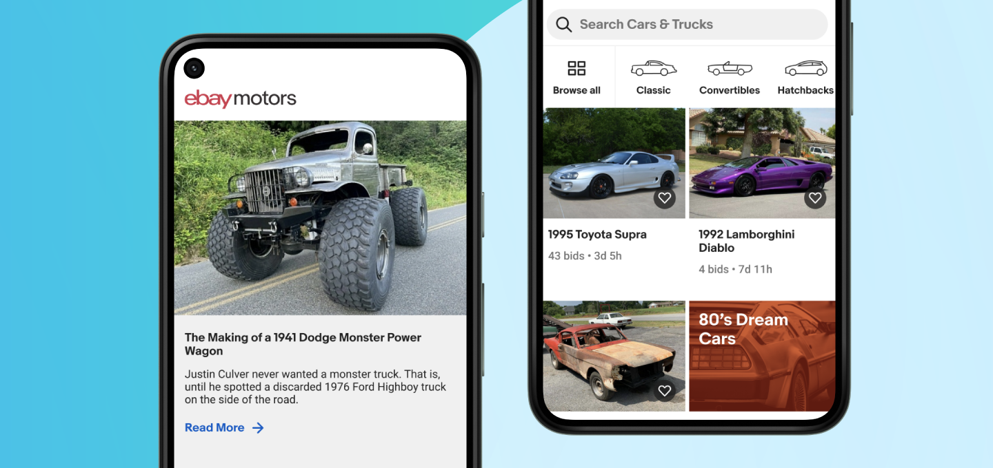 app ebay motors desarrollada con flutter
