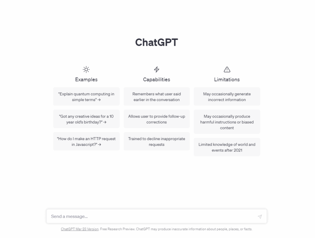 Crear contenido en ChatGPT