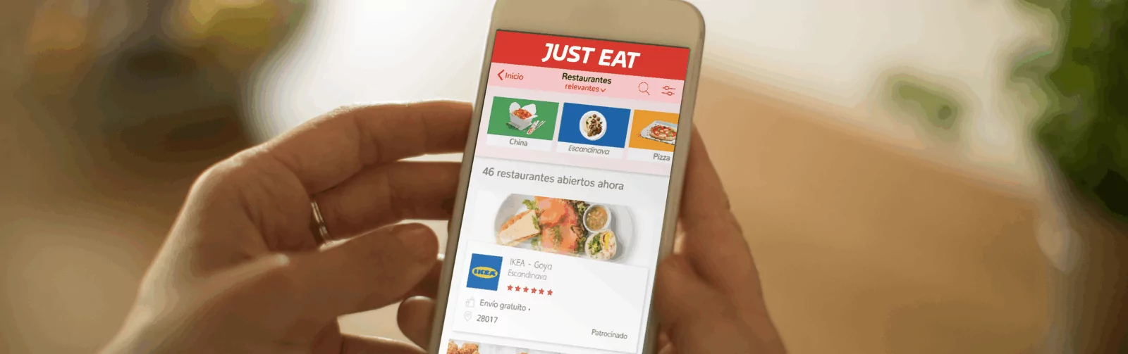 just eat app dedicada a pedidos a domicilio de comida