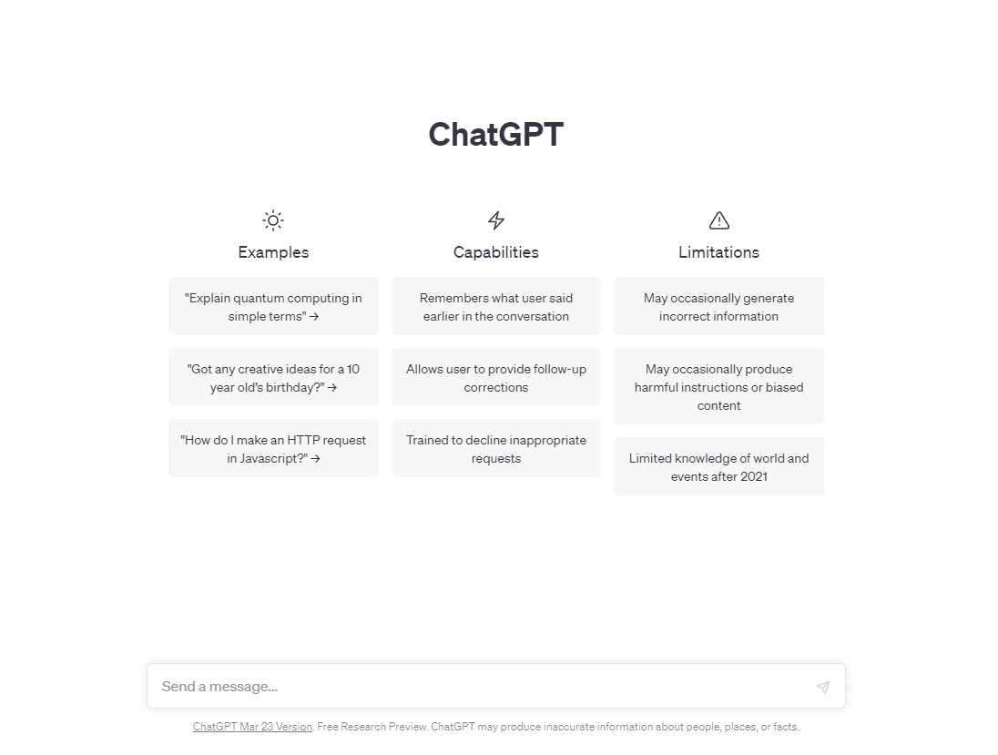 Crear contenido en ChatGPT